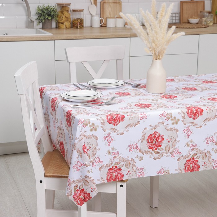 Клеёнка столовая на тканевой основе «Розали», рулон 20 метров, ширина 137 см
Клеёнка столовая на тканевой основе «Розали», рулон 20 метров, ширина 137 см