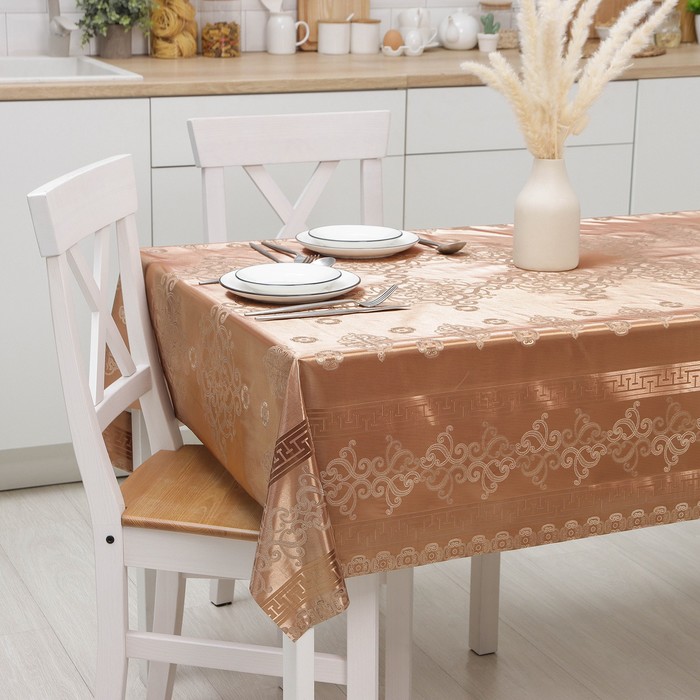 Клеёнка столовая на тканевой основе «Витая», рулон 20 метров, ширина 137 см, цвет золотой
Клеёнка столовая на тканевой основе «Витая», рулон 20 метров, ширина 137 см, цвет золотой