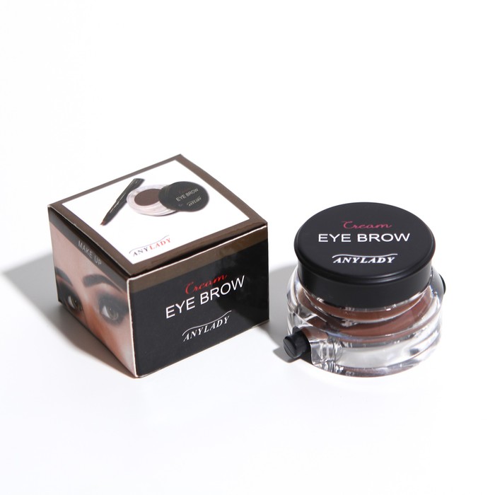 Помада для бровей с кистью, тон шоколадный
Помада для бровей с кистью, тон шоколадный
