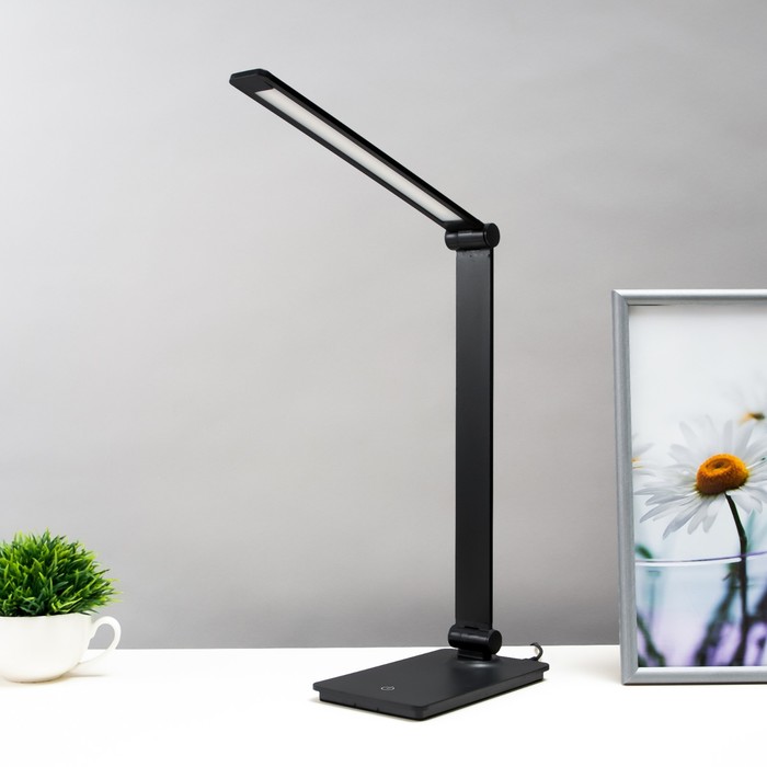 Настольная лампа 16674/1BK LED 6Вт черный 18х11х45 см
Настольная лампа 16674/1BK LED 6Вт черный 18х11х45 см