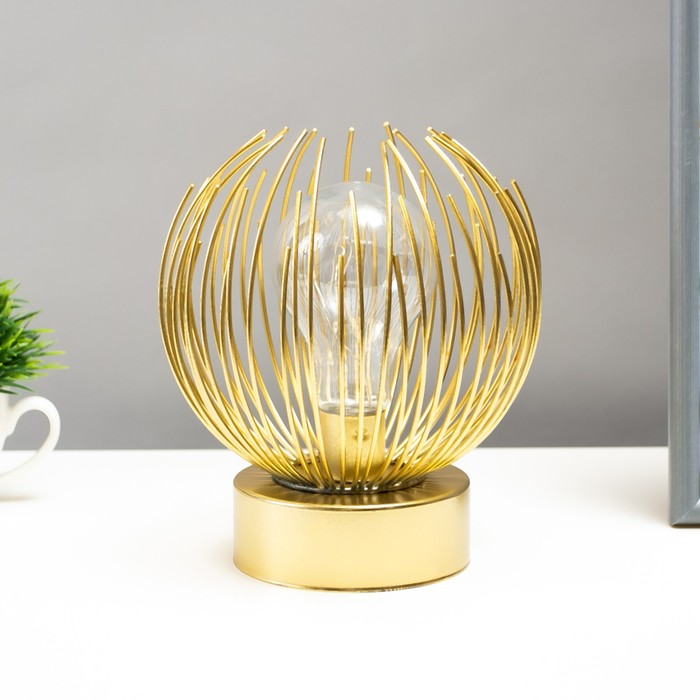 Ночник "Лотос" LED от батареек 3хАА золото 15х15х18 см
Ночник "Лотос" LED от батареек 3хАА золото 15х15х18 см