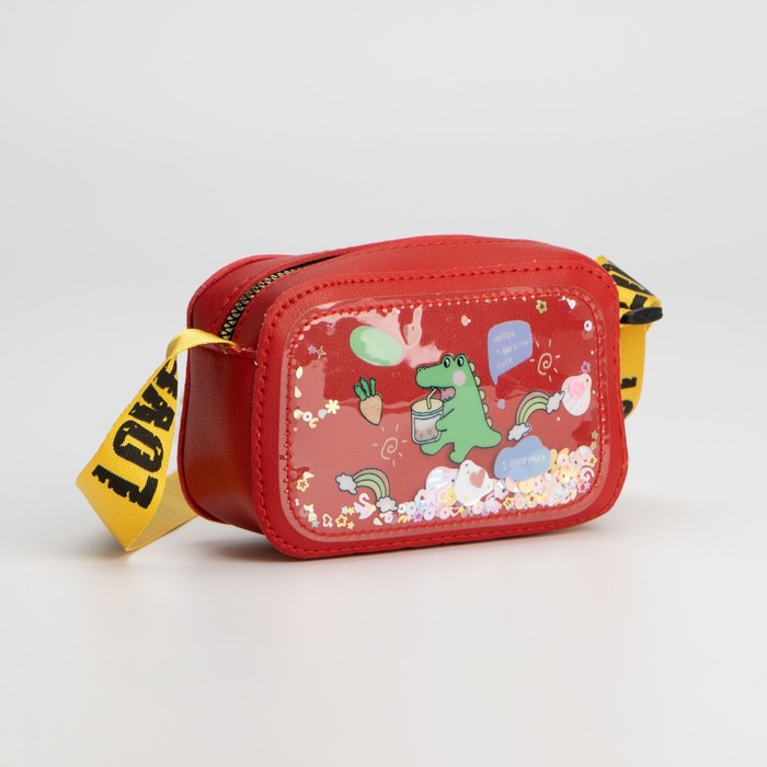 Сумка детская на молнии, цвет красный
Сумка детская на молнии, цвет красный