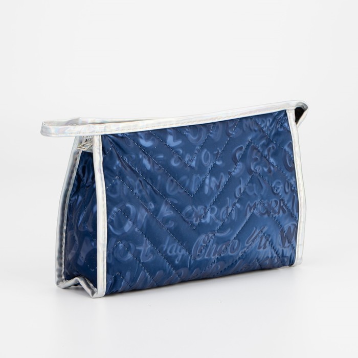 Косметичка на молнии, цвет синий
Косметичка на молнии, цвет синий