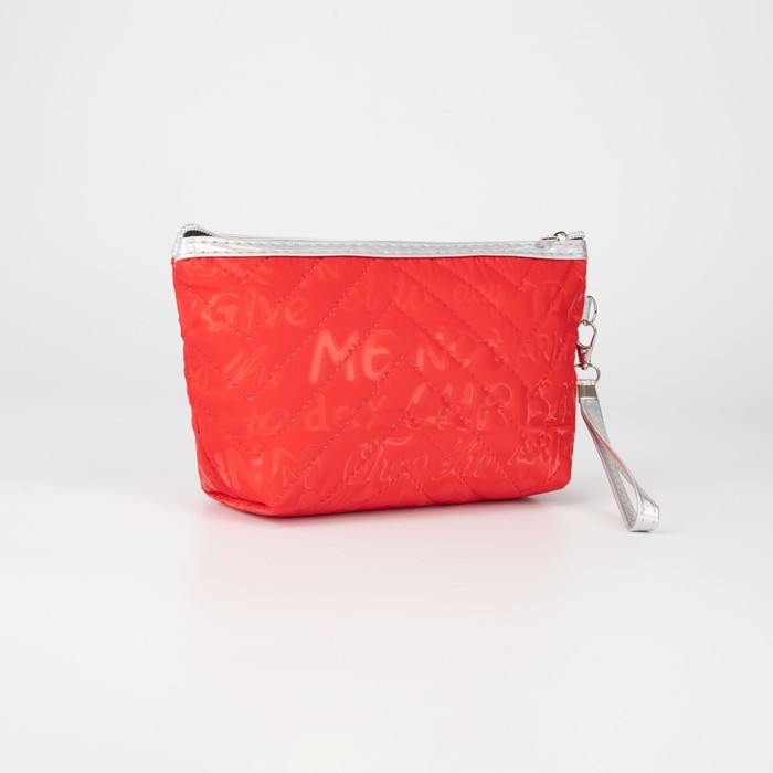 Косметичка на молнии, цвет красный
Косметичка на молнии, цвет красный