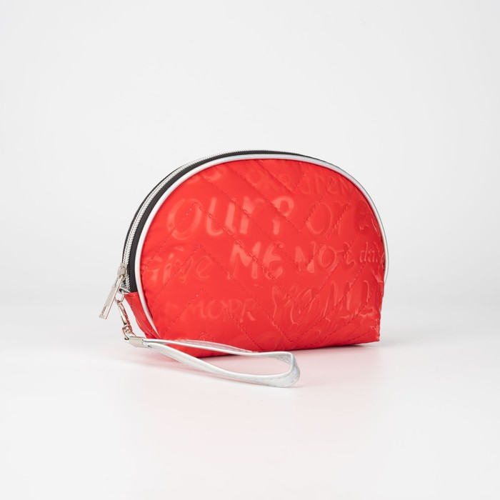 Косметичка на молнии, цвет красный
Косметичка на молнии, цвет красный