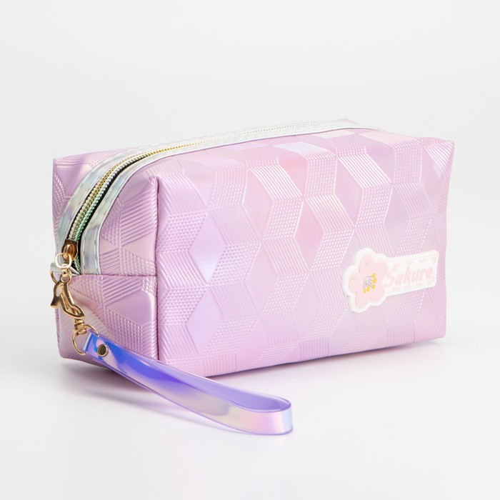 Косметичка на молнии, цвет сиреневый
Косметичка на молнии, цвет сиреневый