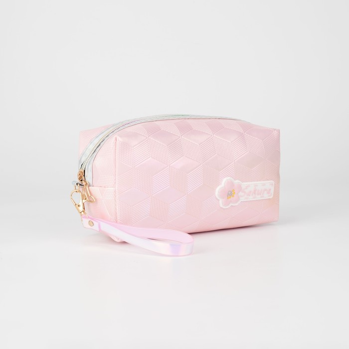 Косметичка на молнии, цвет розовый
Косметичка на молнии, цвет розовый