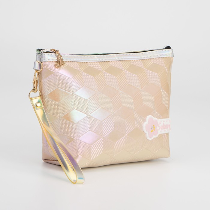 Косметичка на молнии, цвет золотистый
Косметичка на молнии, цвет золотистый