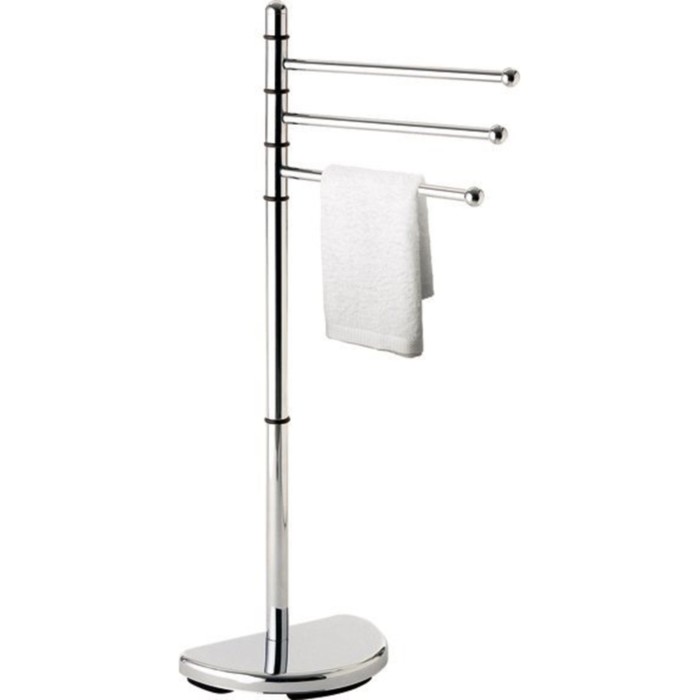 Стойка напольная Hibiscus с тремя держателями для полотенец, цвет хром
Стойка напольная Hibiscus с тремя держателями для полотенец, цвет хром