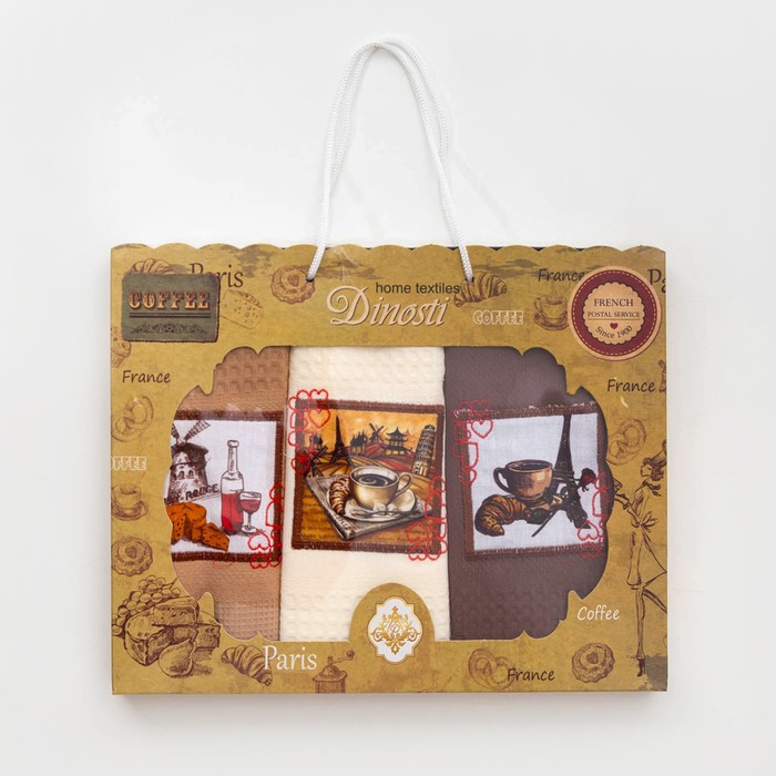 Набор вафельных полотенец Париж 50х60 см, 100% хл, 3 шт
Набор вафельных полотенец Париж 50х60 см, 100% хл, 3 шт