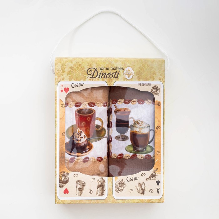 Набор вафельных полотенец Кофейная история 47х60 см, 100% хл, 2 шт
Набор вафельных полотенец Кофейная история 47х60 см, 100% хл, 2 шт