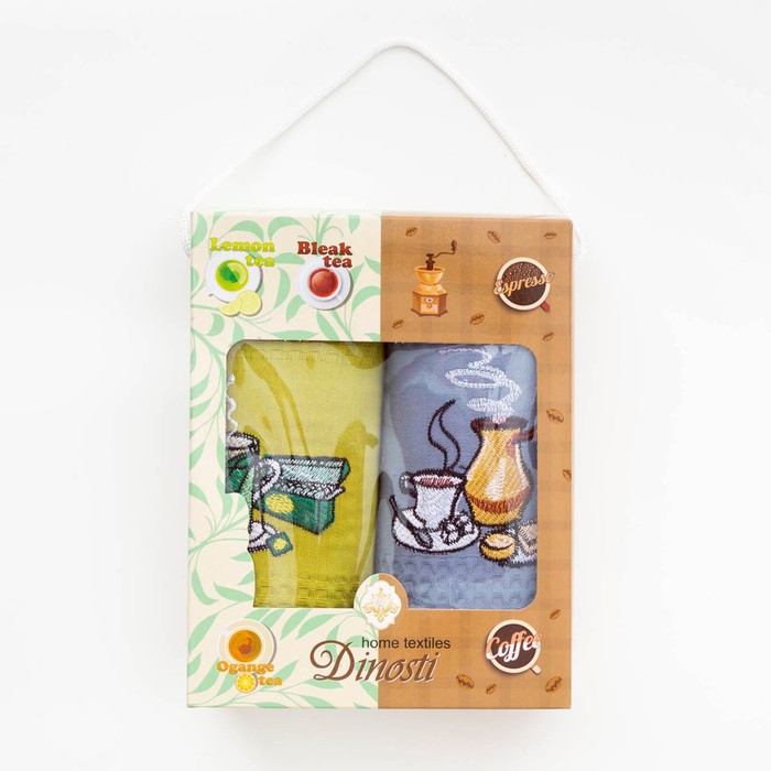 Набор вафельных полотенец Чай кофе 47х60 см, 100% хл, 2 шт
Набор вафельных полотенец Чай кофе 47х60 см, 100% хл, 2 шт