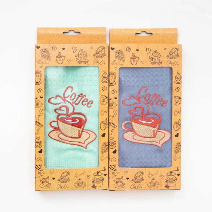 Набор полотенце вафельное «Влюбленные в кофе», МИКС, 47х60 см, 100% хл, 1 шт 
Набор полотенце вафельное «Влюбленные в кофе», МИКС, 47х60 см, 100% хл, 1 шт