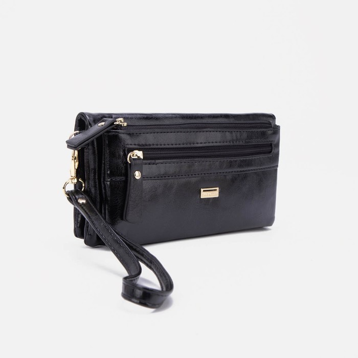 Кошелёк, 2 отдела, на кнопке, цвет чёрный
Кошелёк, 2 отдела, на кнопке, цвет чёрный