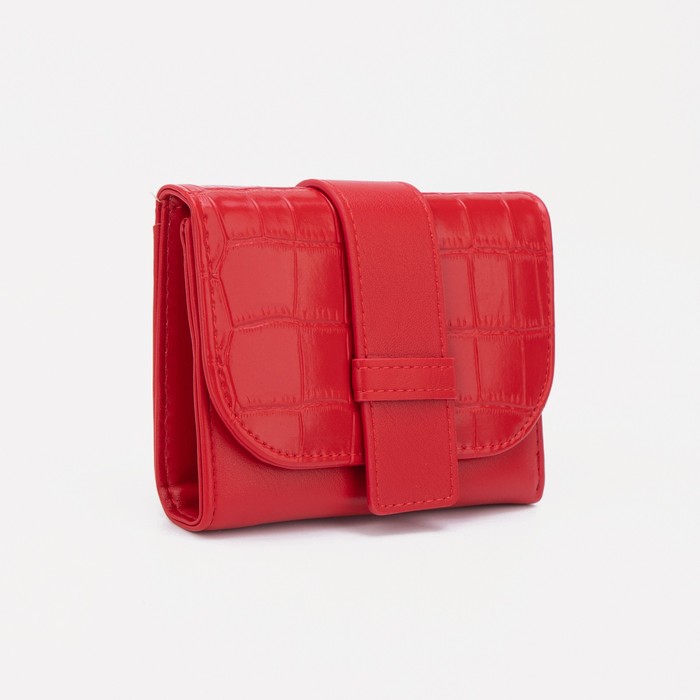 Кошелёк, отдел на кнопке, цвет красный
Кошелёк, отдел на кнопке, цвет красный