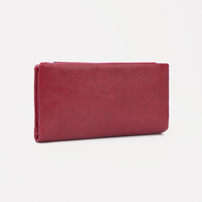 Кошелёк на кнопке, цвет красный
Кошелёк на кнопке, цвет красный