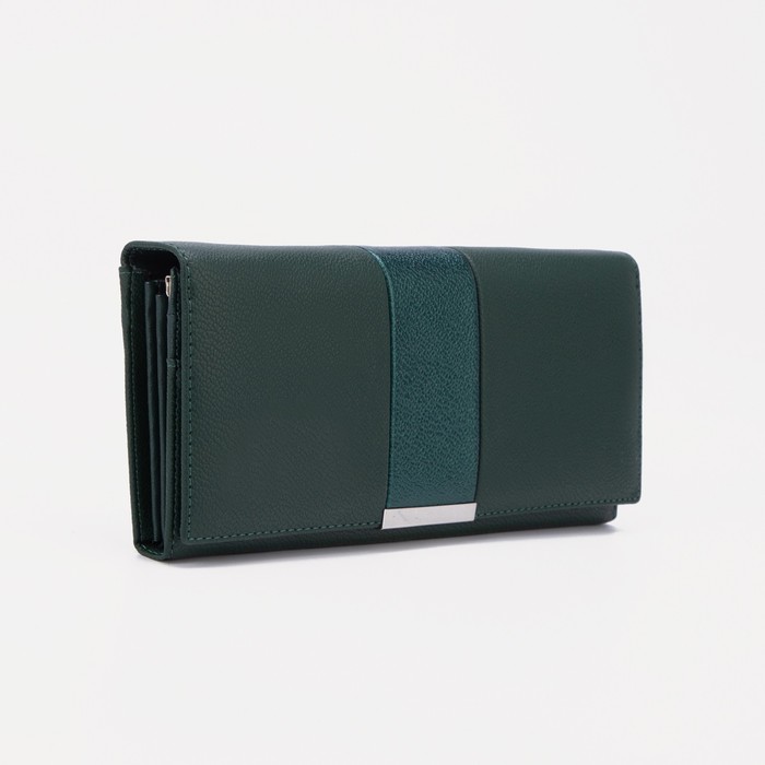 Кошелёк на магнитах, цвет зелёный
Кошелёк на магнитах, цвет зелёный