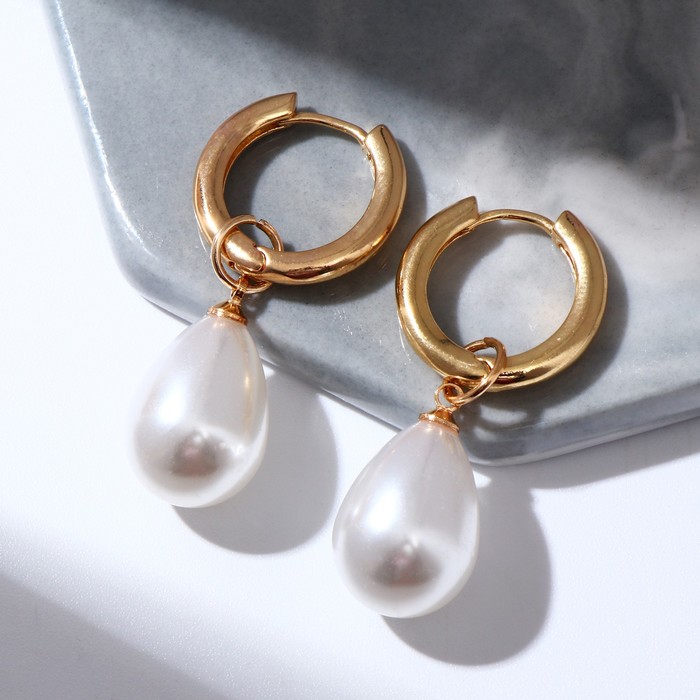 Серьги со съёмным элементом "Трансформер" жемчужная капля, цвет белый в золоте
Серьги со съёмным элементом "Трансформер" жемчужная капля, цвет белый в золоте