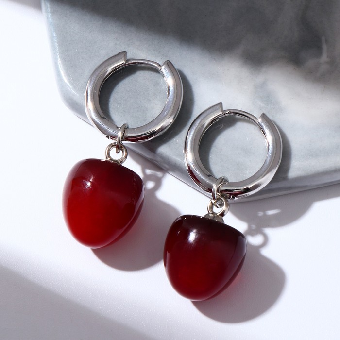 Серьги со съёмным элементом "Трансформер" ягодка, цвет бордовый в серебре
Серьги со съёмным элементом "Трансформер" ягодка, цвет бордовый в серебре