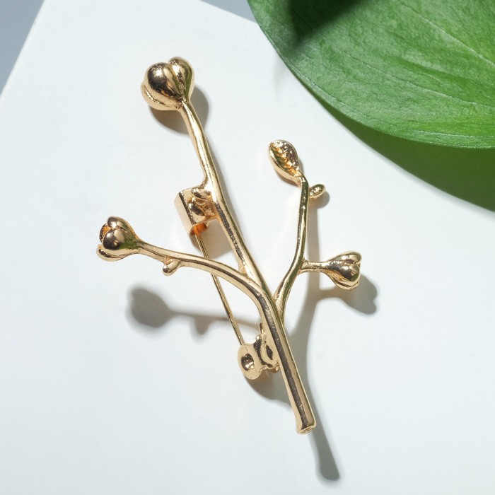 Брошь "Цветы" сухоцвет, цвет золото
Брошь "Цветы" сухоцвет, цвет золото