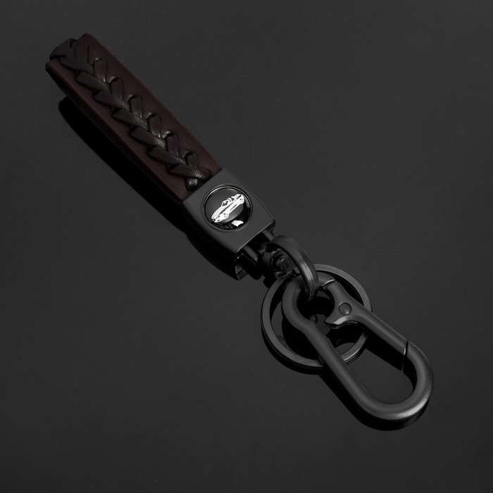 Брелок для ключей, петля кожа PU с карабином, кожа PU коричневый
Брелок для ключей, петля кожа PU с карабином, кожа PU коричневый