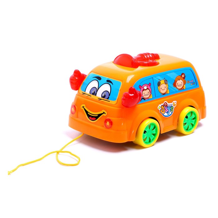 Каталка на верёвочке «Автобус», МИКС
Каталка на верёвочке «Автобус», МИКС