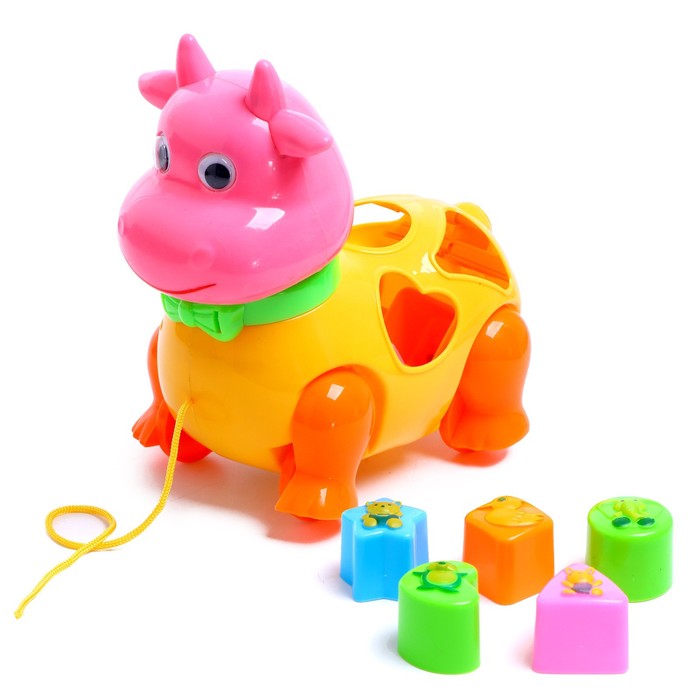 Каталка на верёвочке «Козлик», с сортером, цвета МИКС
Каталка на верёвочке «Козлик», с сортером, цвета МИКС