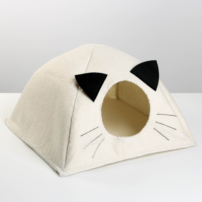 Домик для животных из войлока «Кот с ушками» 38х38х28 см
Домик для животных из войлока «Кот с ушками» 38х38х28 см