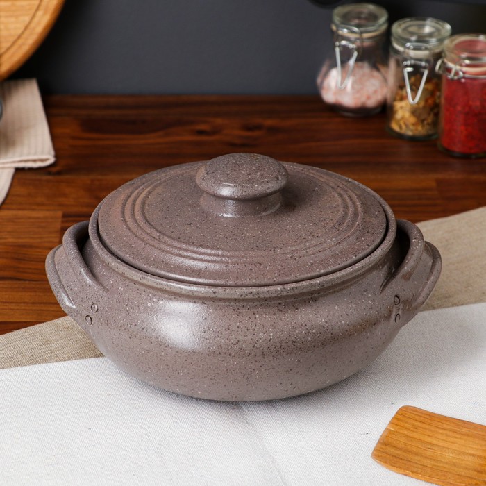 Горшок духовой "Гранит", серый, 2 л
Горшок духовой "Гранит", серый, 2 л