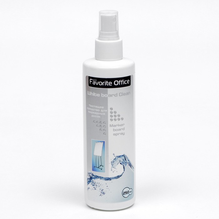 Спрей Favorit Office White Board Clean, для маркерных досок, 250 мл
Спрей Favorit Office White Board Clean, для маркерных досок, 250 мл