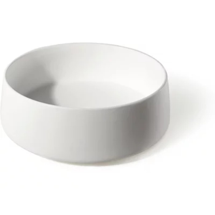 фото Раковина montebianco colosseus, накладная, круглая, 43 х 43 х 14 см, белая матовая