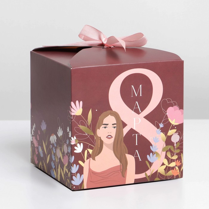 Коробка складная «8 марта, girl», 12 × 12 × 12 см
Коробка складная «8 марта, girl», 12 × 12 × 12 см