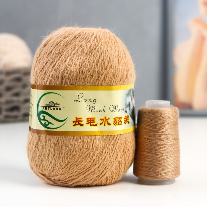 Пряжа Норка длинноворсовая 100% пух норки 50 г/350 м+нитки (03 т. беж)
Пряжа Норка длинноворсовая 100% пух норки 50 г/350 м+нитки (03 т. беж)