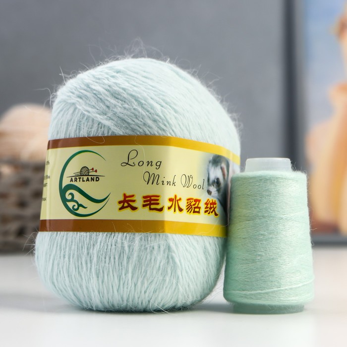 Пряжа Норка длинноворсовая 100% пух норки 50 г/350 м+нитки (64 св. айсберг)
Пряжа Норка длинноворсовая 100% пух норки 50 г/350 м+нитки (64 св. айсберг)