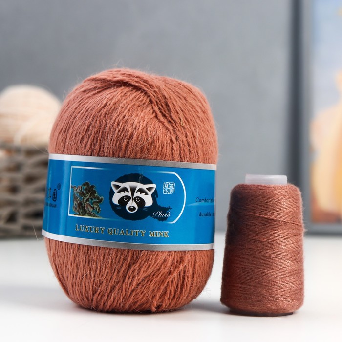 Пряжа "Mink wool" 90% пух норки,10% полиамид 350м/50гр + нитки (834 - т.бежевый)
Пряжа "Mink wool" 90% пух норки,10% полиамид 350м/50гр + нитки (834 - т.бежевый)