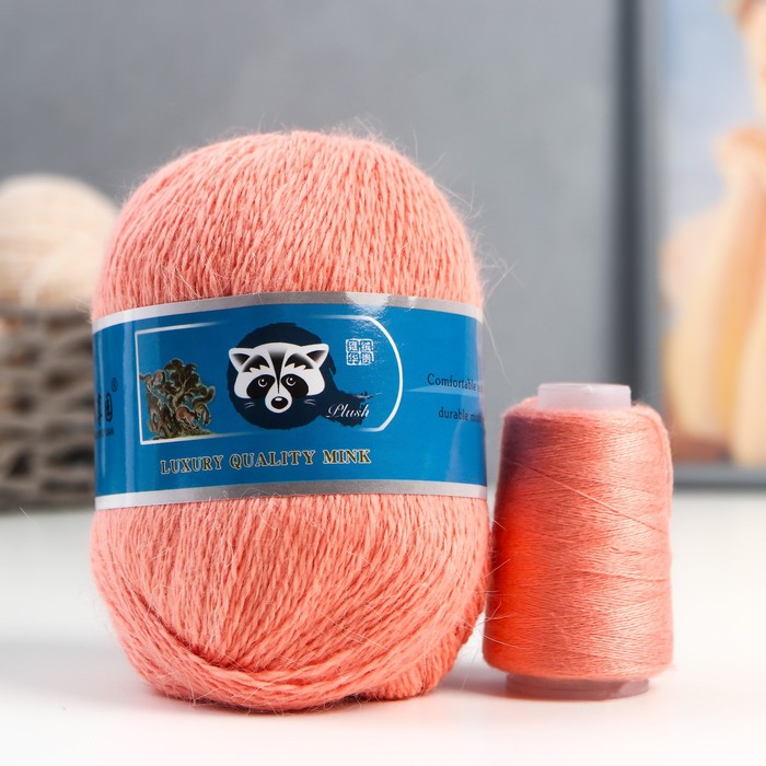 Пряжа "Mink wool" 90% пух норки,10% полиамид 350м/50гр + нитки (836- абрикос)
Пряжа "Mink wool" 90% пух норки,10% полиамид 350м/50гр + нитки (836- абрикос)