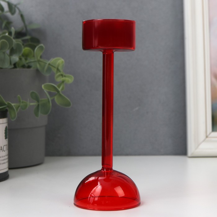 Подсвечник стекло на 1 свечу "Высокая ножка на шаре" красный d до 4,7 см 16х6,5х6,5 см
Подсвечник стекло на 1 свечу "Высокая ножка на шаре" красный d до 4,7 см 16х6,5х6,5 см