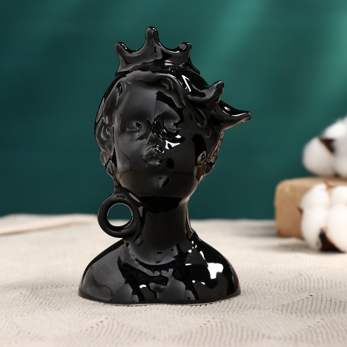 Кашпо - ваза "Поцелуй девочка" 14х10х9см, черное
Кашпо - ваза "Поцелуй девочка" 14х10х9см, черное