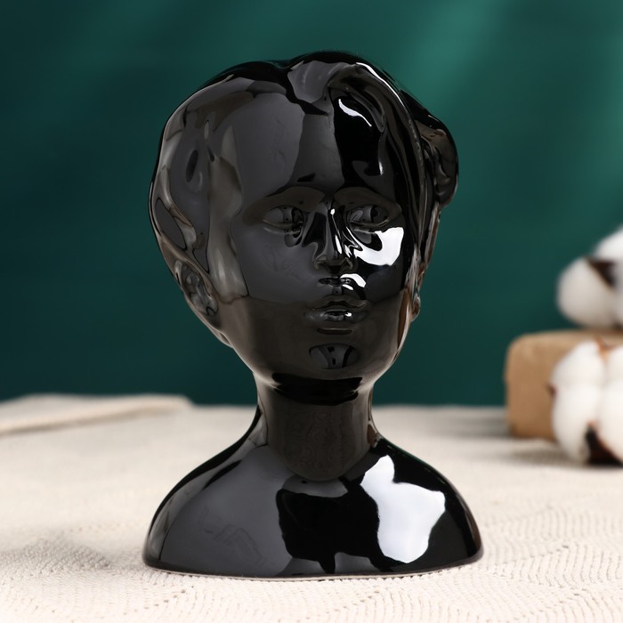 Кашпо - ваза "Поцелуй мальчик" 14*10*9см черное
Кашпо - ваза "Поцелуй мальчик" 14*10*9см черное