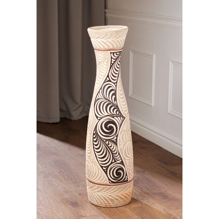 Ваза керамическая "Альфа", напольная, под шамот, 86 см
Ваза керамическая "Альфа", напольная, под шамот, 86 см