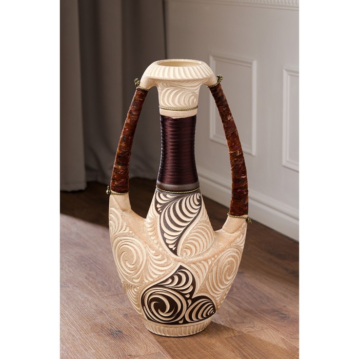 Ваза керамическая "Олимпия", напольная, под шамот, 72 см
Ваза керамическая "Олимпия", напольная, под шамот, 72 см