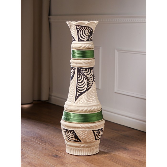 Ваза керамическая "Руна", напольная, под шамот, 81 см, микс
Ваза керамическая "Руна", напольная, под шамот, 81 см, микс