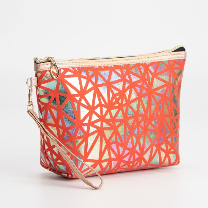 Косметичка на молнии, цвет красный
Косметичка на молнии, цвет красный