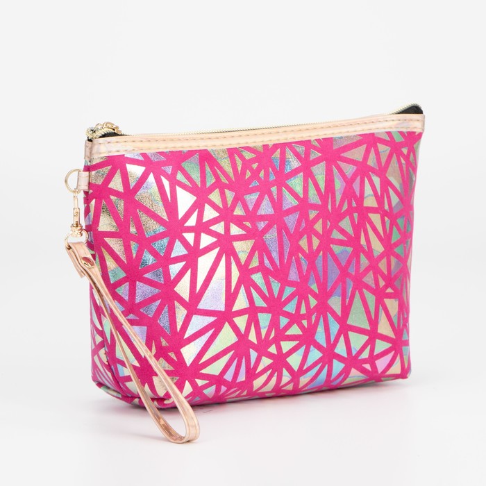 Косметичка на молнии, цвет малиновый
Косметичка на молнии, цвет малиновый