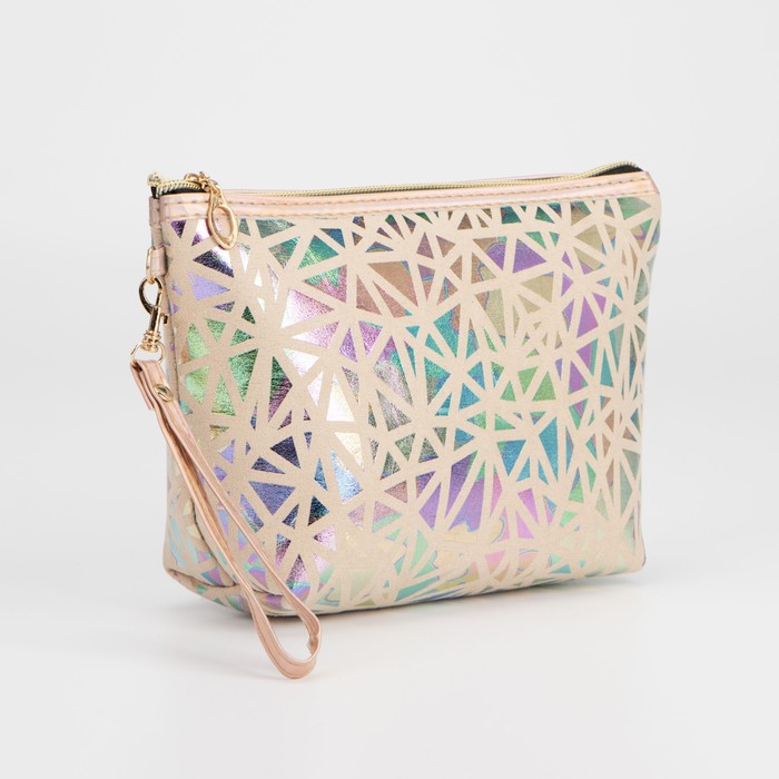 Косметичка на молнии, цвет бежевый
Косметичка на молнии, цвет бежевый