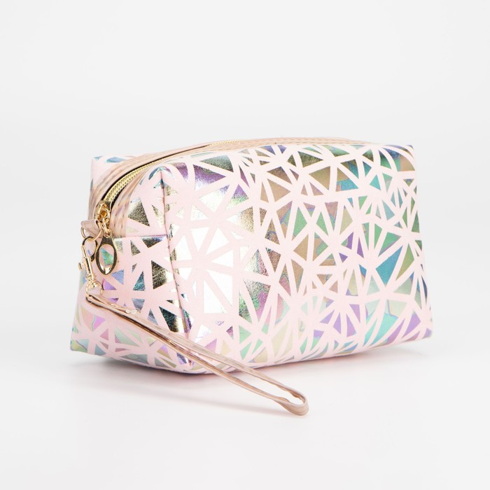 Косметичка на молнии, цвет розовый
Косметичка на молнии, цвет розовый