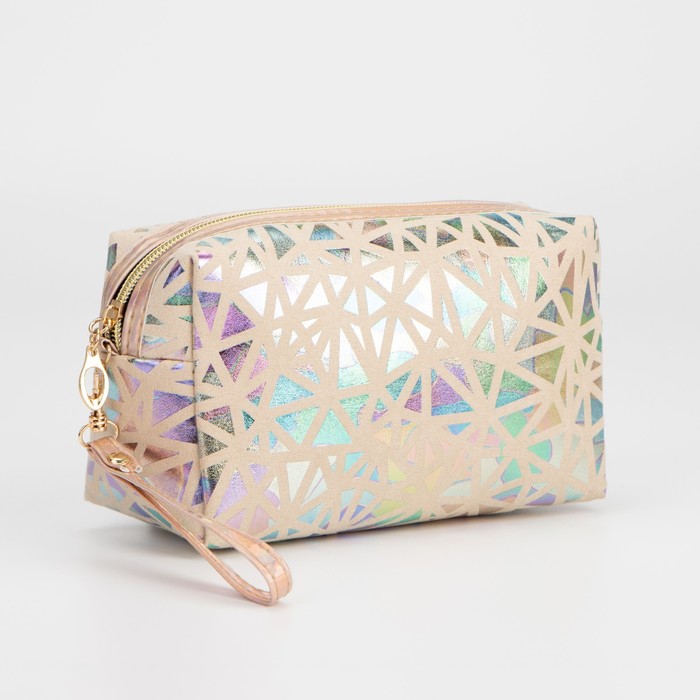 Косметичка на молнии, цвет бежевый
Косметичка на молнии, цвет бежевый