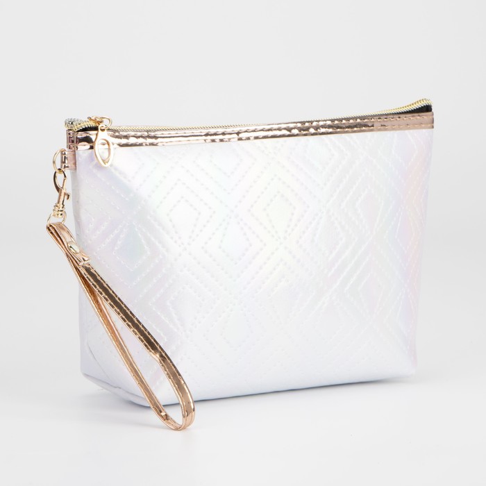 Косметичка на молнии, цвет белый
Косметичка на молнии, цвет белый