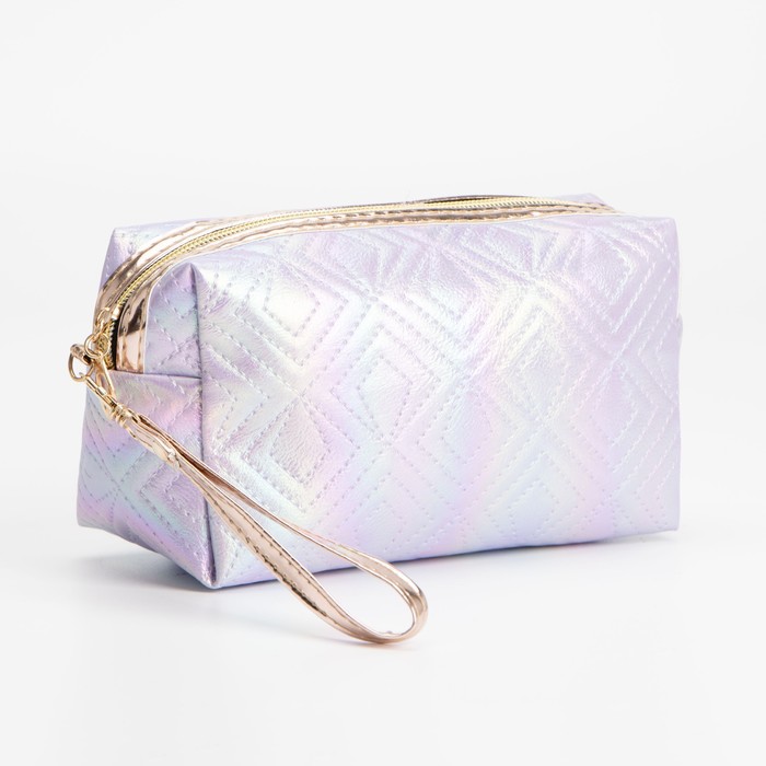 Косметичка на молнии, цвет сиреневый
Косметичка на молнии, цвет сиреневый