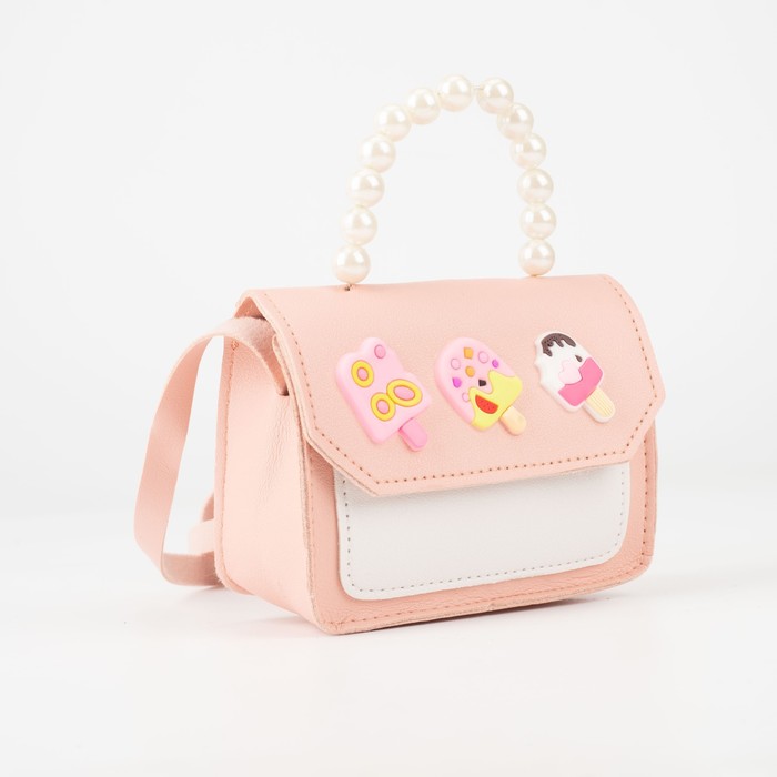 Сумка детская на магните, цвет пудра 
Сумка детская на магните, цвет пудра